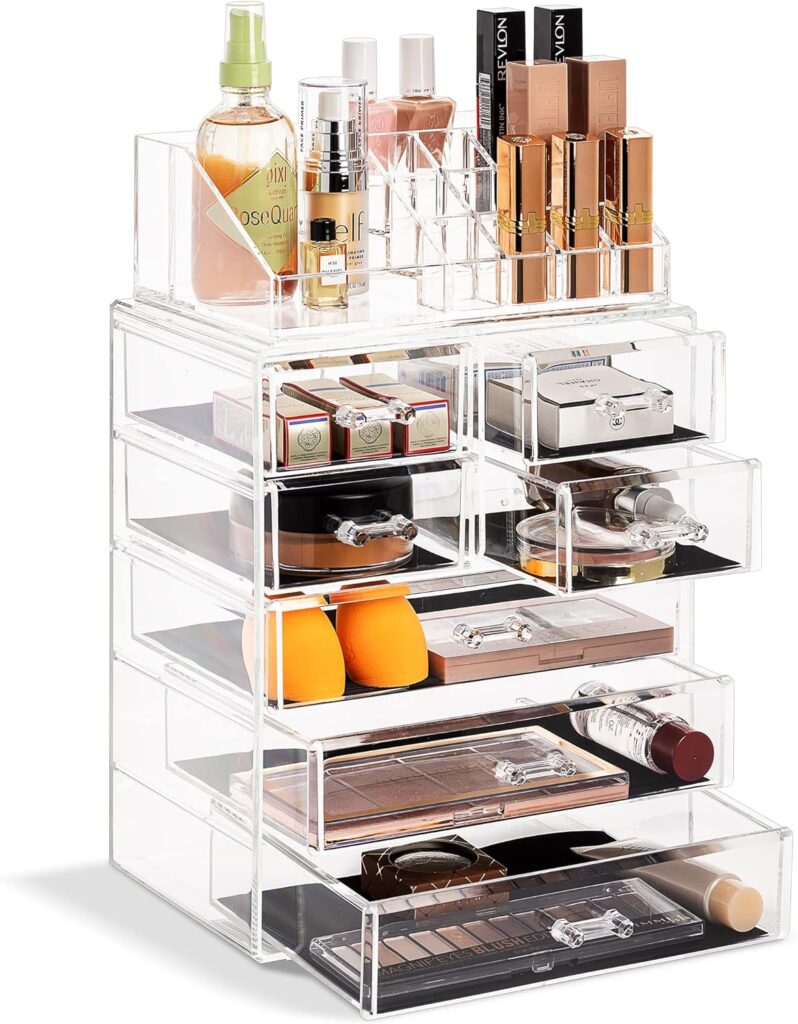 Clear Cosmetic Makeup Organizer